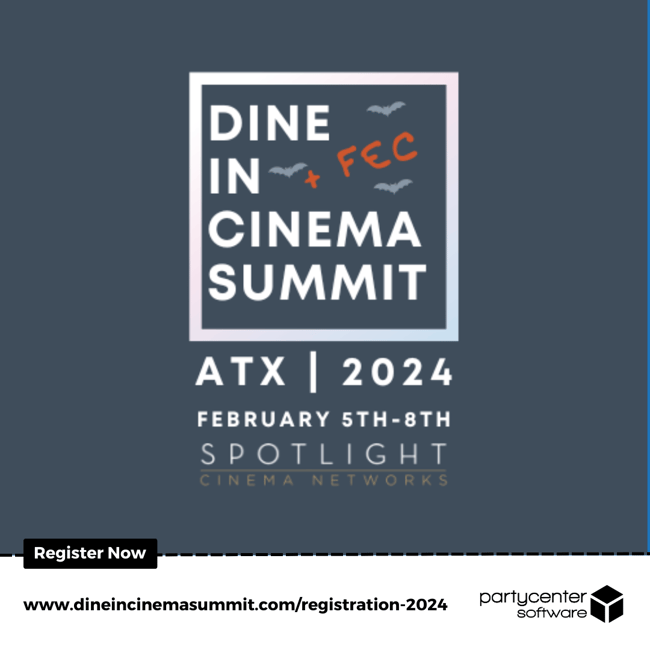 Dine In Cinema Summit 2024 registration