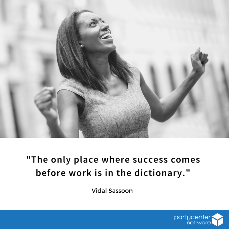 Vidal Sassoon Hard Work Quote