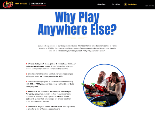 Scene75 Website
