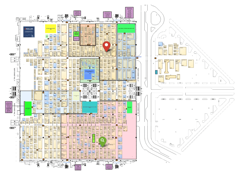 IAAPA 2021 Aerial View Floor Map