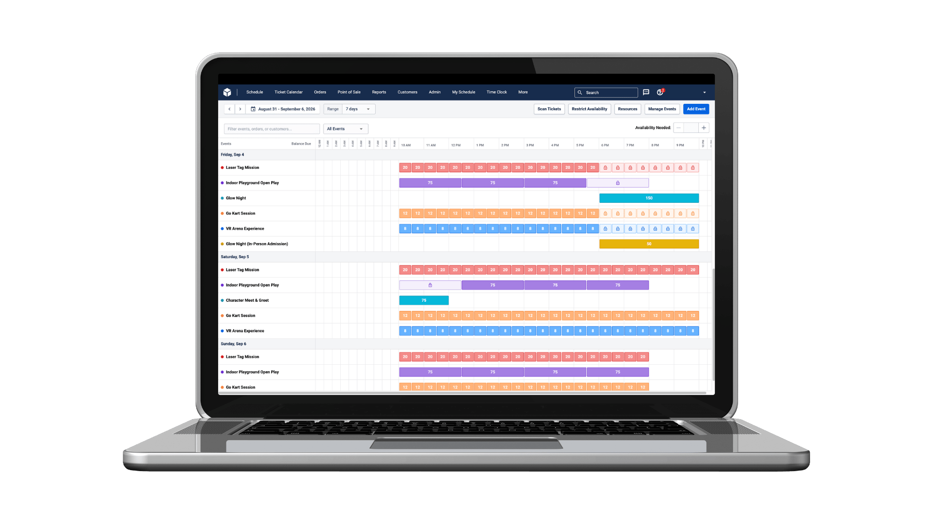 PCS Ticketing Internal Calendar Laptop Only PCS Ticketing Internal Calendar Laptop Only