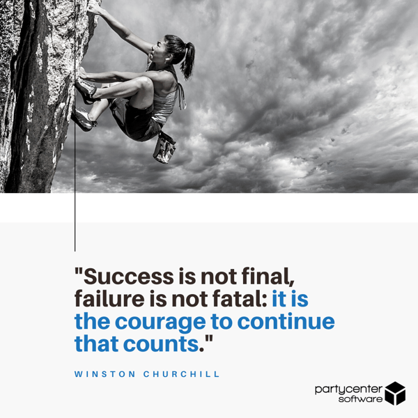 Winston Churchill Quote - Small Business Struggles