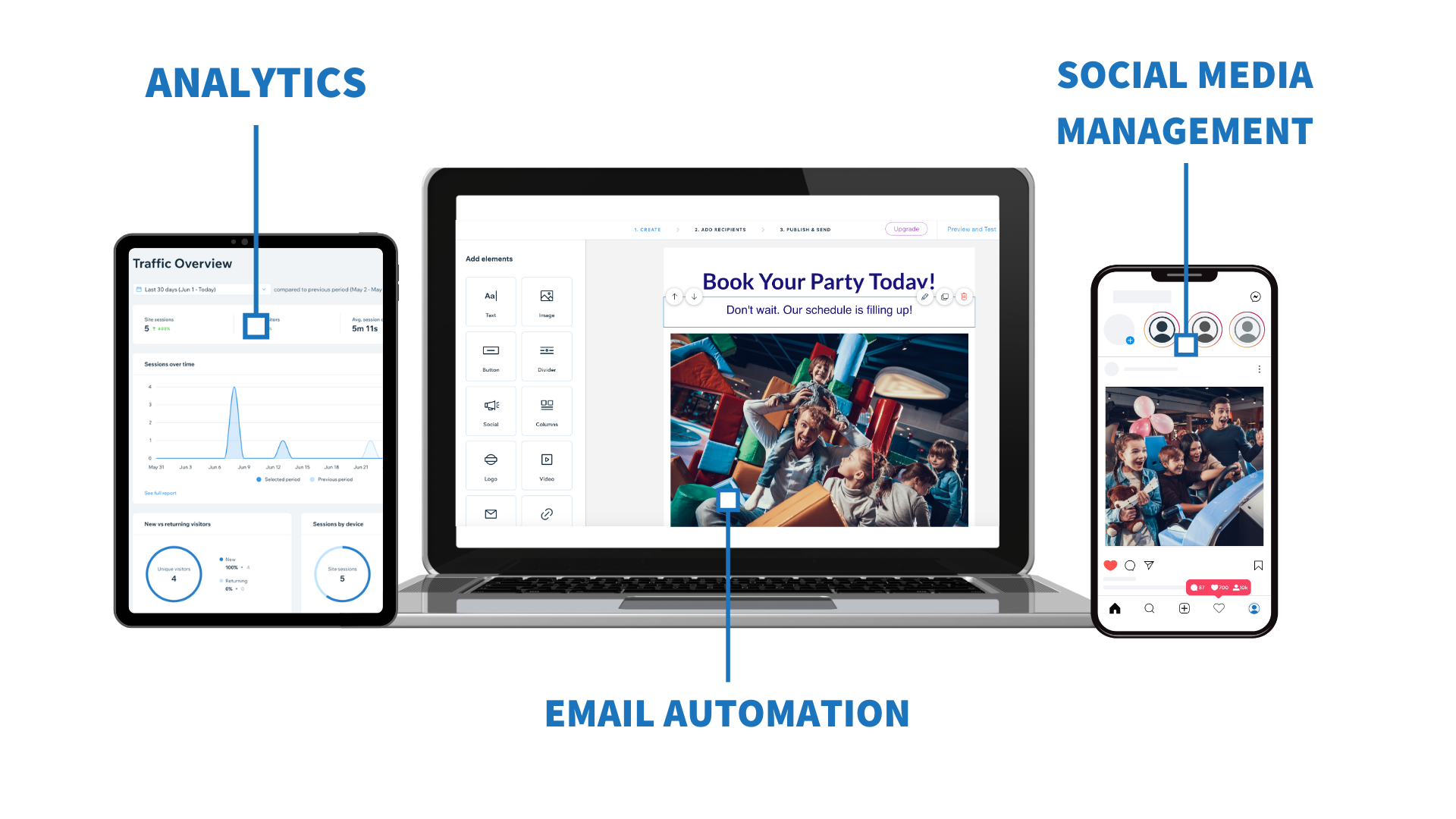 Party Center Software Marketing Suite 