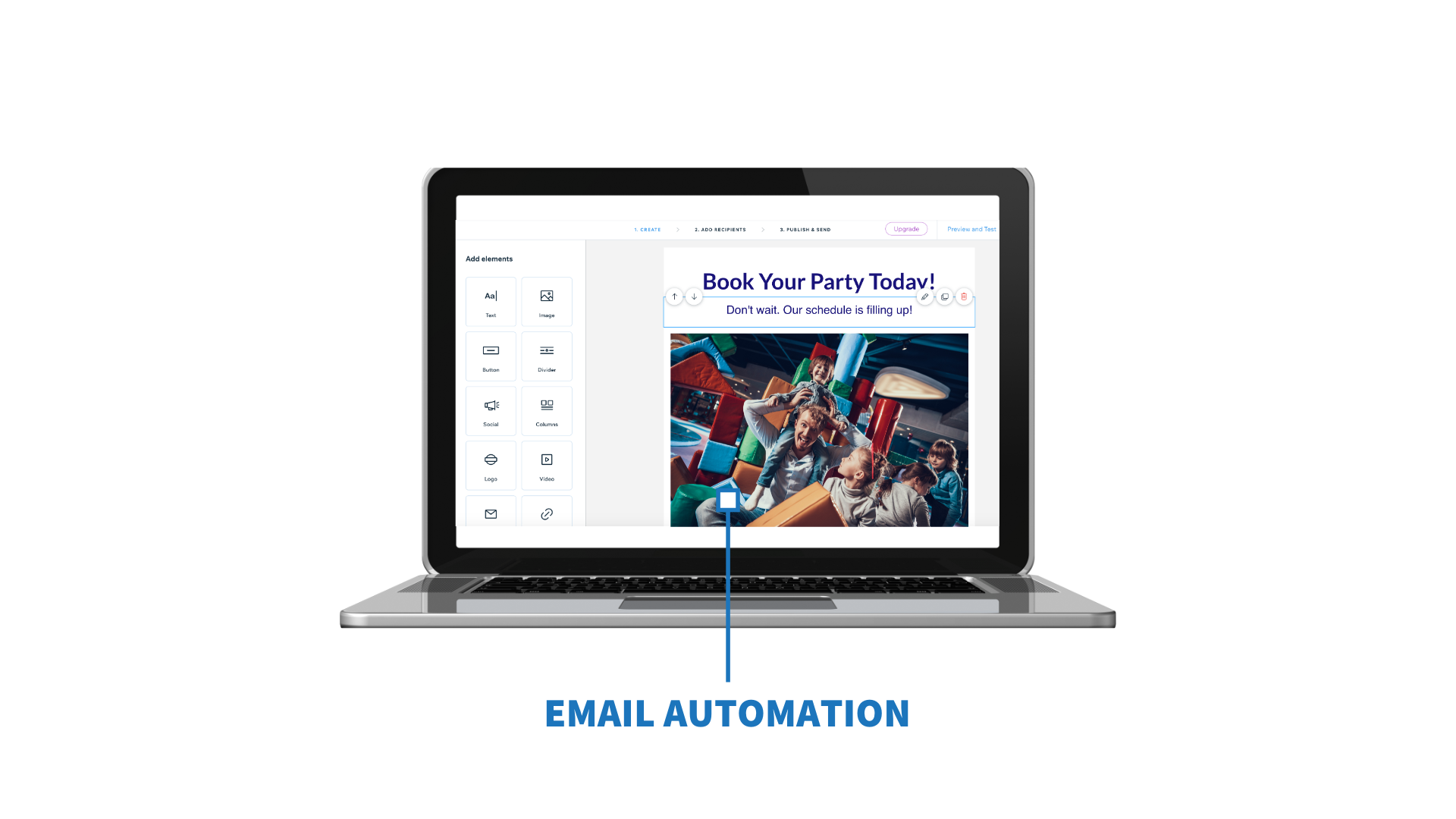 Party Center Software Email Automations