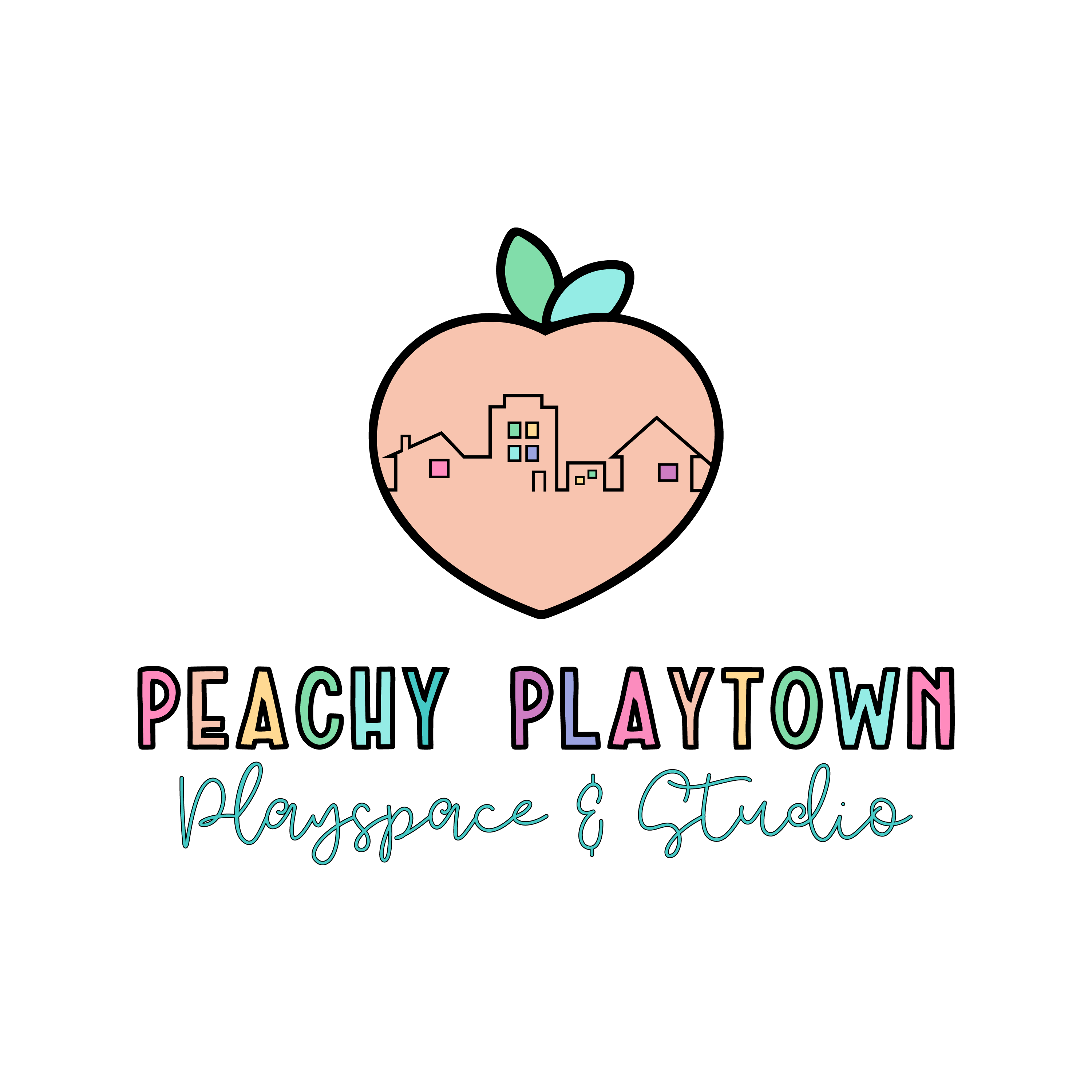 Peachy Playtown Logo
