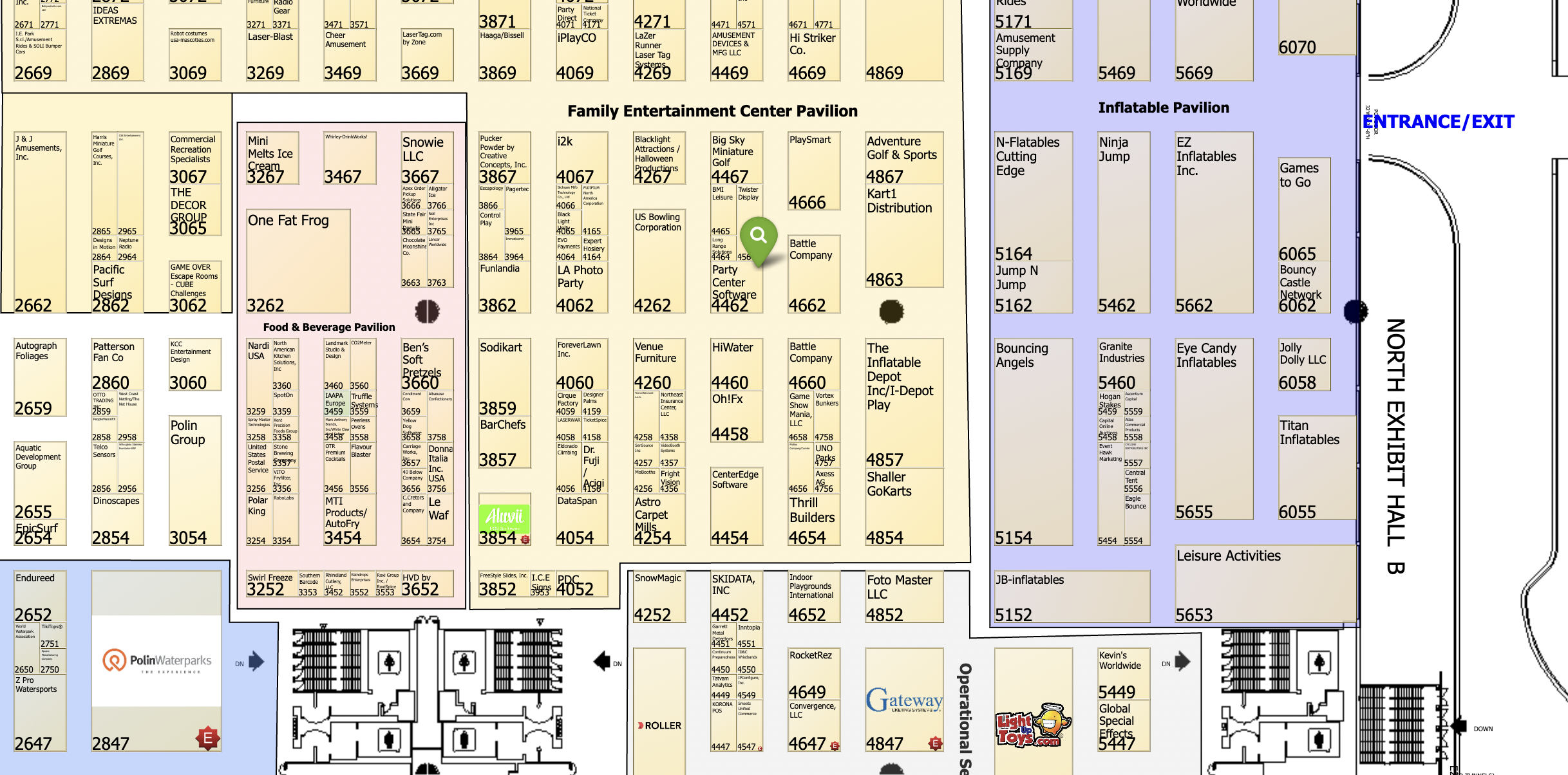 IAAPA 2022 Floor Map 2