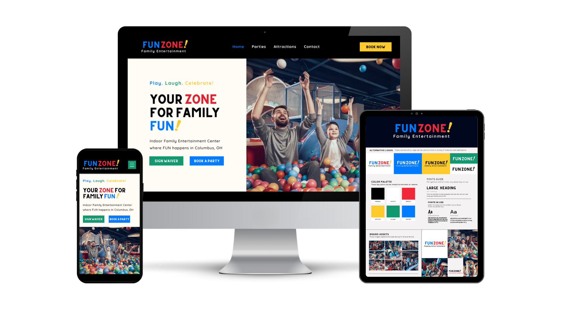 Party Center Software Website Design Services