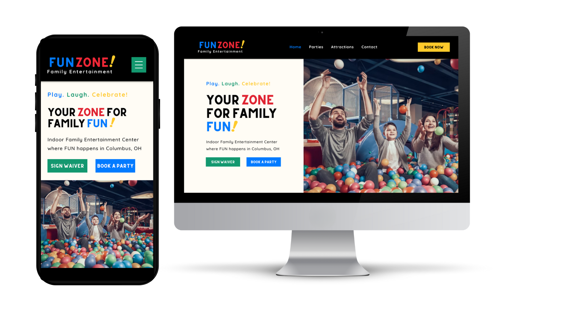 Party Center Software Mobile Friendly Websites