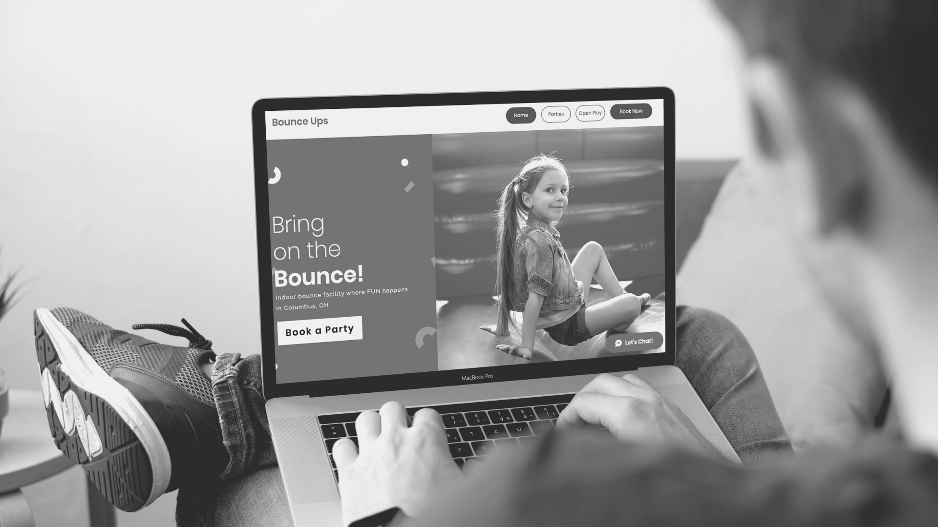 Website Graphics - PCS Websites - Mock Image Grayscale