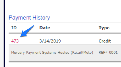 Payment History