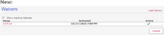Waivers New 1