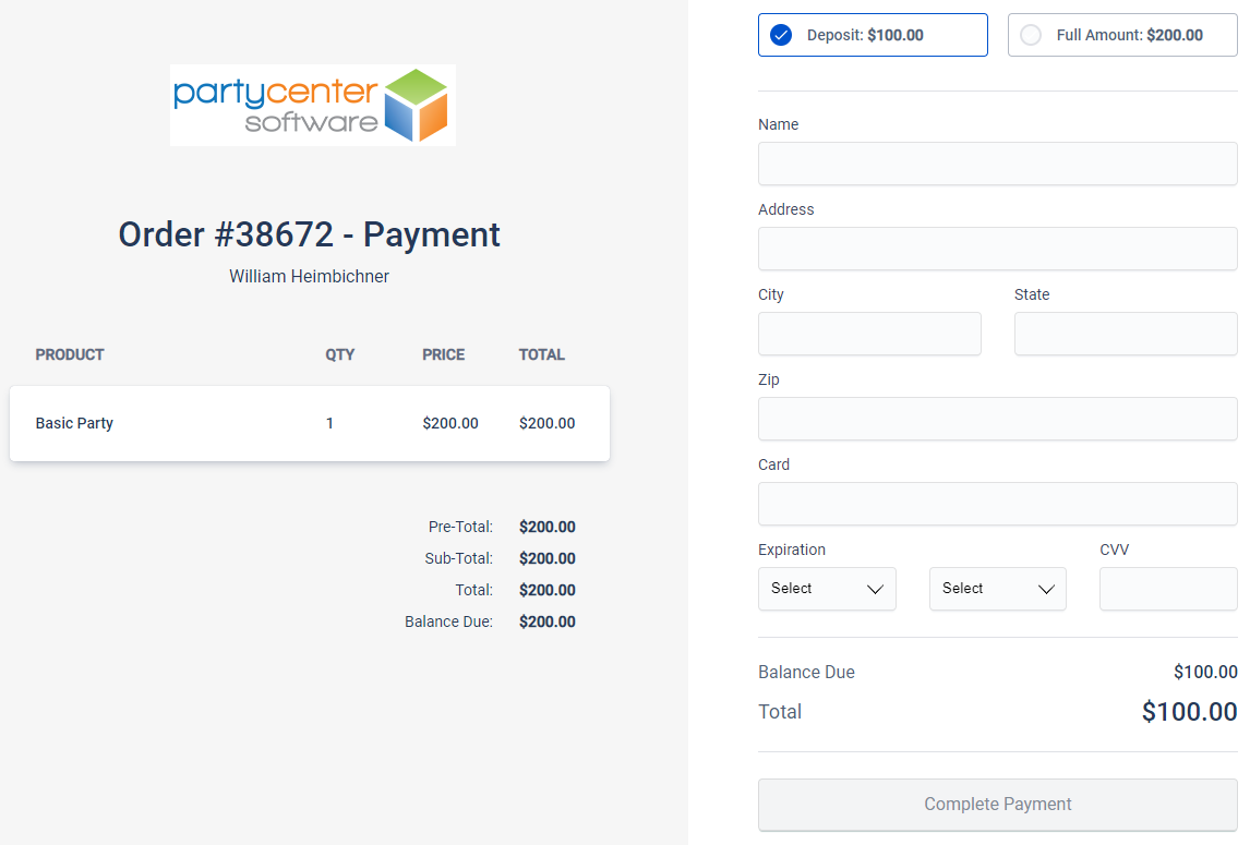 Invoice Example 1