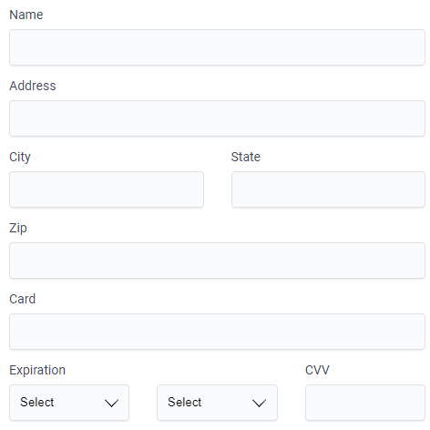 Party Center Pay Security Improvements