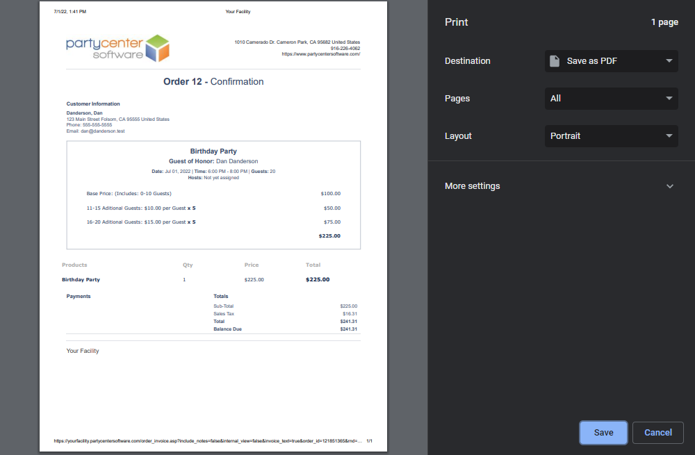 Printing the 2.0 Invoice with the Old Formatting