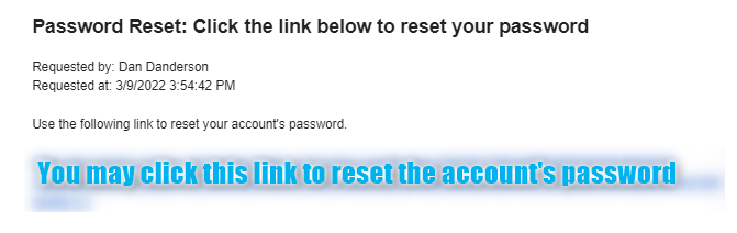 Password Reset