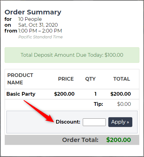 Online Booking Settings 3