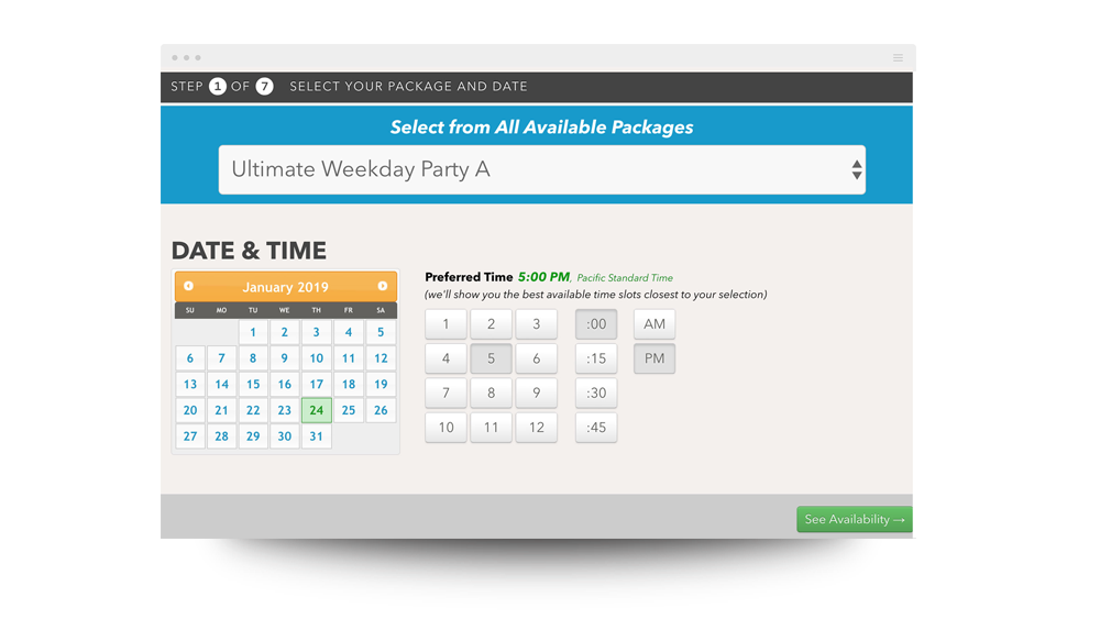 Party Center Software Features